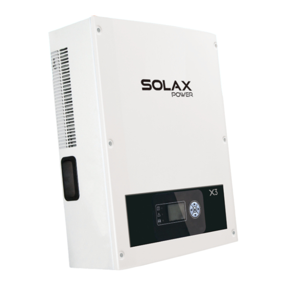 Solax ZDNY-TL series Benutzerhandbuch