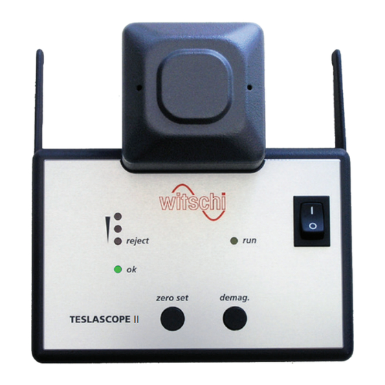 witschi Teslascope II Anwendung