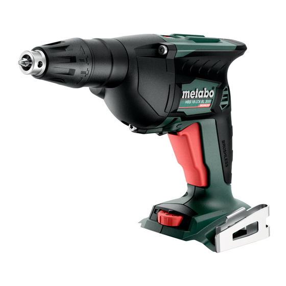 Metabo HBS 18 LTX BL 3000 Originalbetriebsanleitung