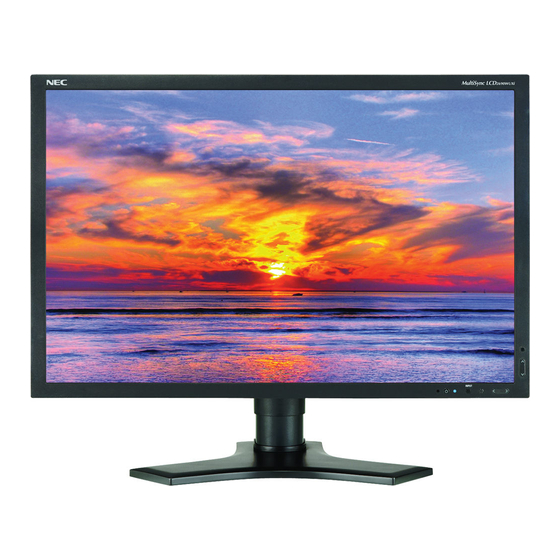 NEC MultiSync LCD2690WUXi Bedienerhandbuch