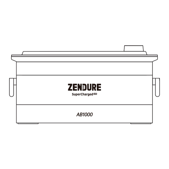 Zendure AB1000 Bedienungsanleitung