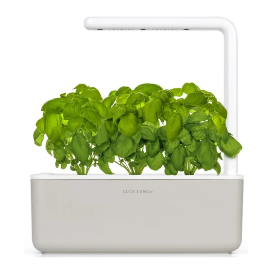 Click and Grow Smart Garden 3 Bedienungsanleitung