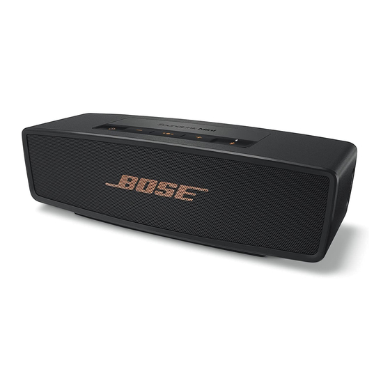 Bose SOUNDLINK MINI II Bedienungsanleitung