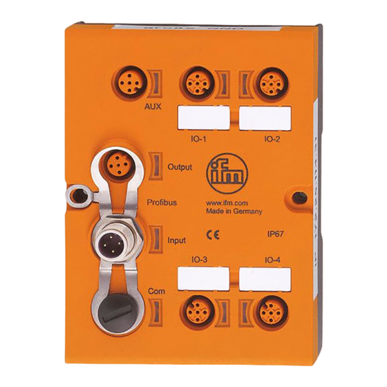 ifm DTE100 Gerätehandbuch