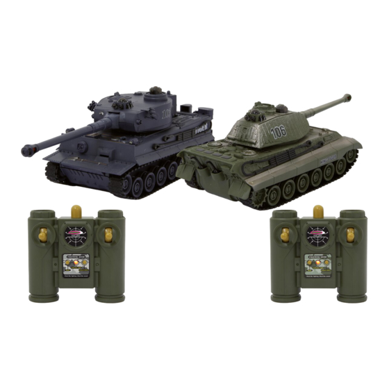 Jamara Panzer Tiger Battle Set Gebrauchsanleitung