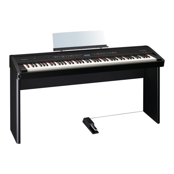 Roland FP-80 Bedienungsanleitung