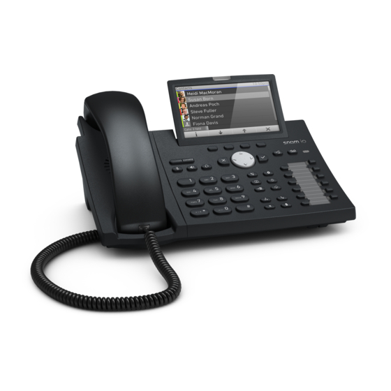 Snom D375 Bedienungsanleitung