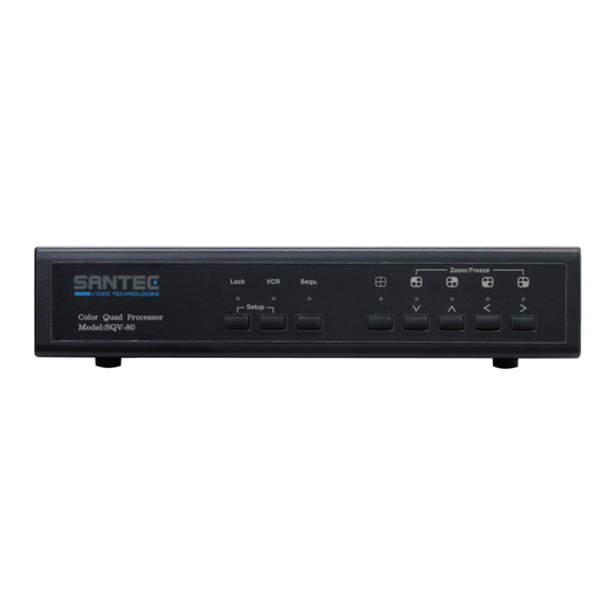 Santec SQV-80 Bedienungsanleitung