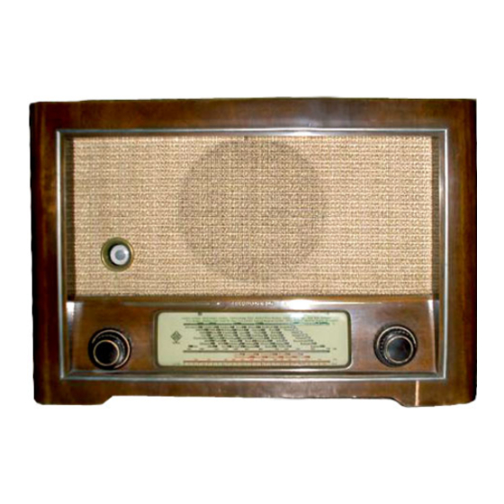 Telefunken Super Orchestra 659 WK Bedienungsanleitung