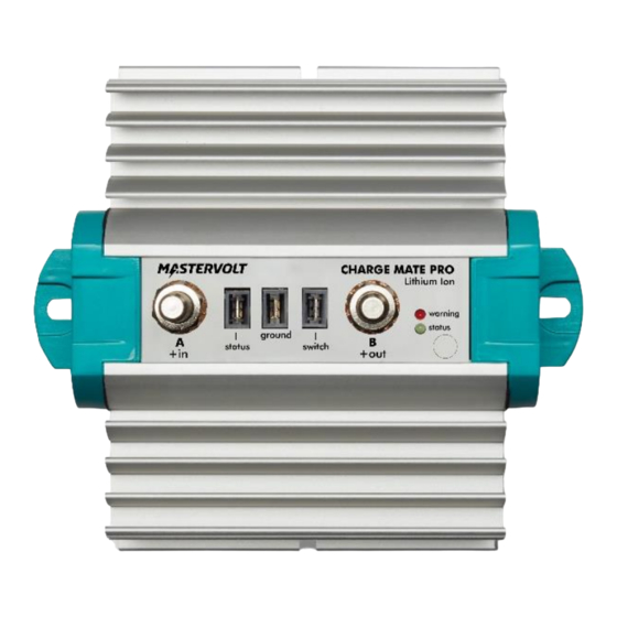 Mastervolt CHARGE MATE PRO LITHIUM 40 Bedienungs- Und Installationsanleitung