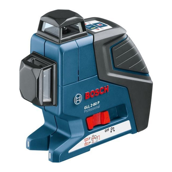 Bosch Professional GLL 2-80 P Handbücher