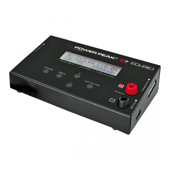 ROBBE Power Peak B7 EQ-BID Bedienungsanleitung
