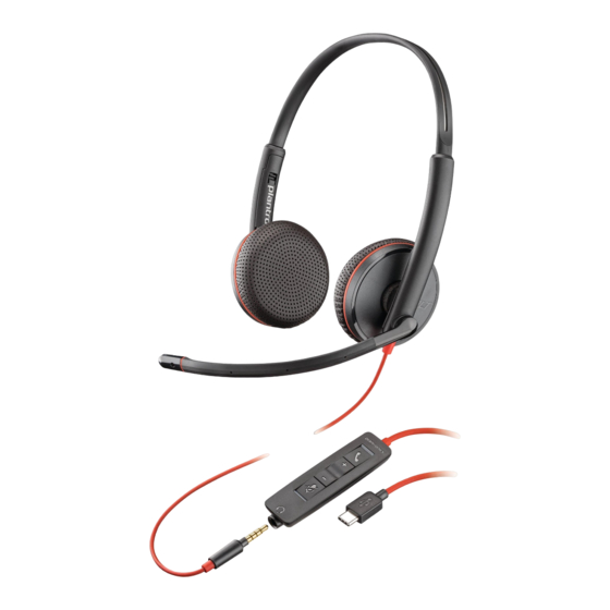 Plantronics Blackwire 3200-Serie Handbücher