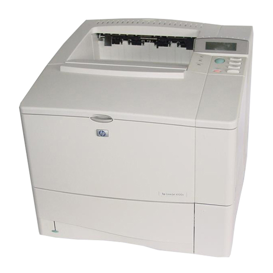 HP LaserJet 4100 Benutzerhandbuch