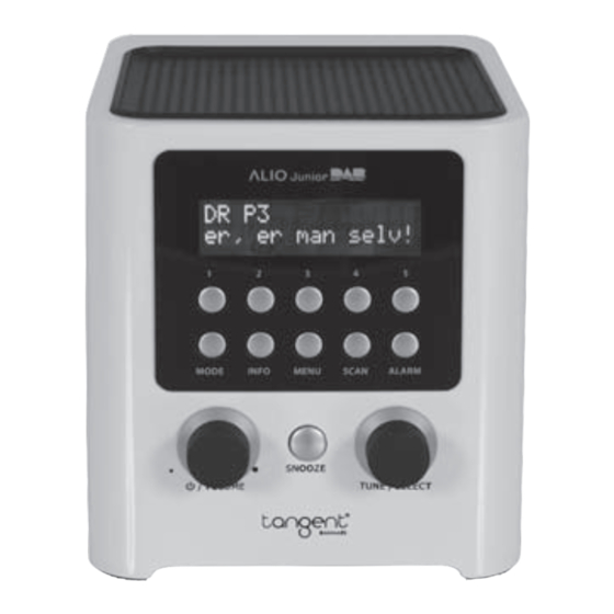 Tangent Alio Junior Dab+ Bedienungsanleitung