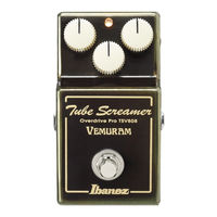 Ibanez Tube Screamer Overdrive Pro TSV808 VEMURAM Bedienungsanleitung