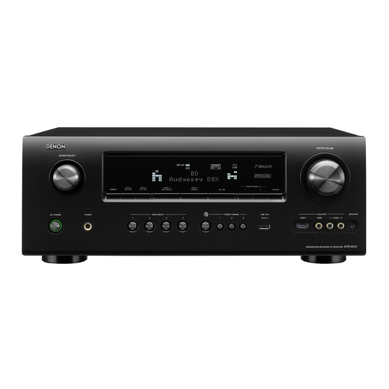 Denon AVR-3312 Schnellstartanleitung