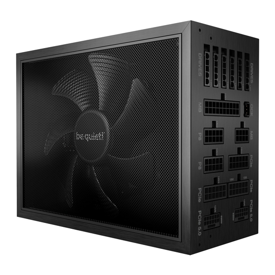 BE QUIET! DARK POWER PRO 13 1600W Bedienungsanleitung