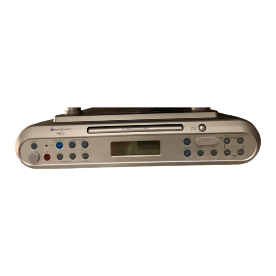SOUNDMASTER UR 2150 Handbücher