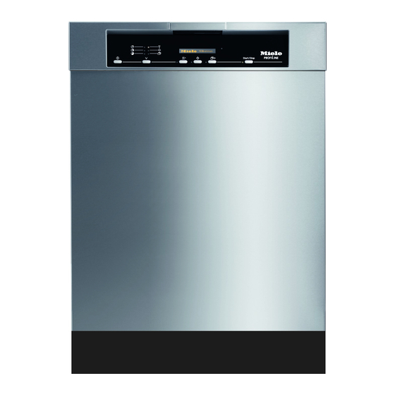 Miele PG 8081i Gebrauchsanweisung