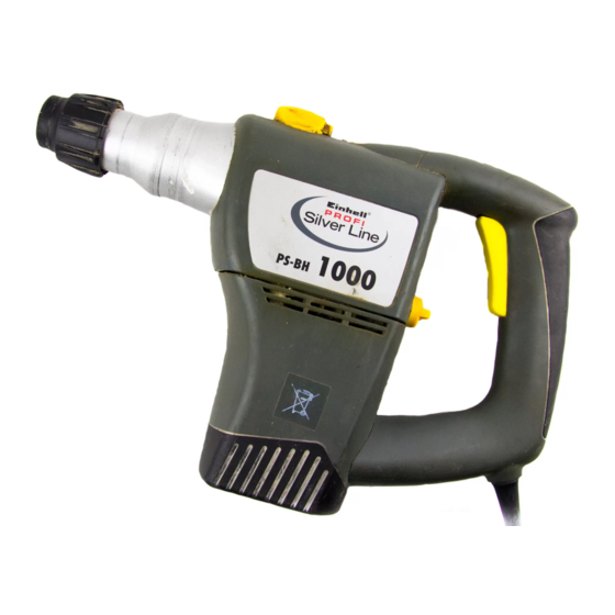 EINHELL PROFI Silver Line PS-BH 1000 Bedienungsanleitung