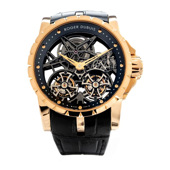 Roger Dubuis RD01SQ Gebrauchsanweisung