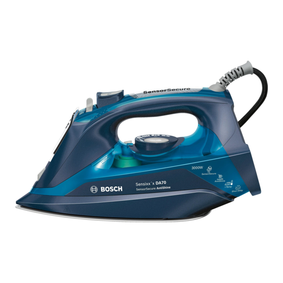 Bosch Sensixx'x DA70 Gebrauchsanleitung