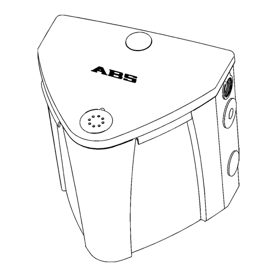 ABS SANIMAX R202 Einbau- Und Betriebsanweisung