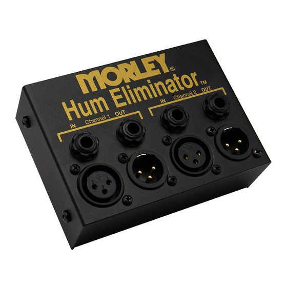 MORLEY Hum Eliminator Bedienungsanleitung