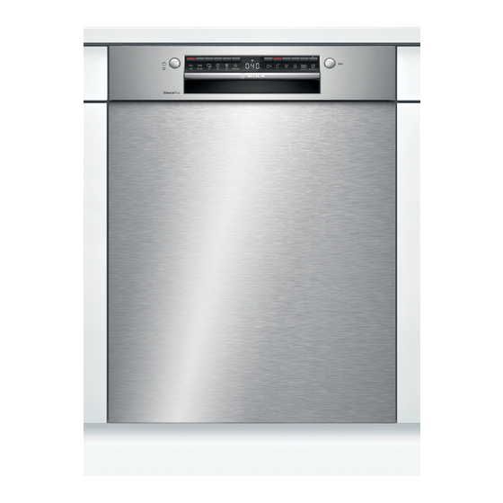 Bosch SMU4HTS35E Gebrauchsanleitung