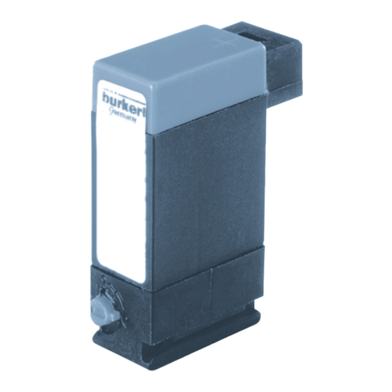 bürkert PTB 01 ATEX 2173 Bedienungsanleitung