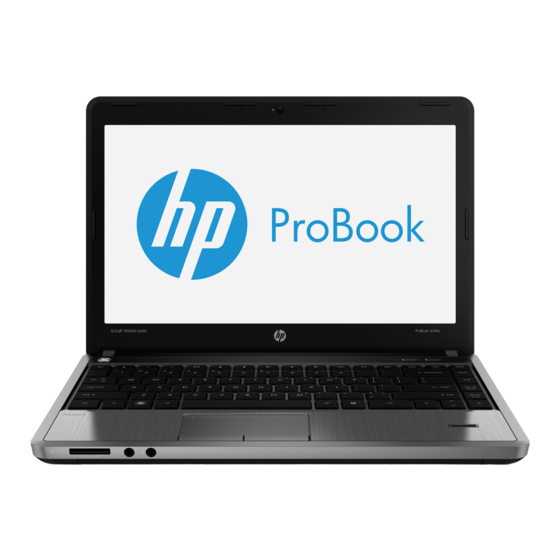 HP ProBook 4340s Benutzerhandbuch