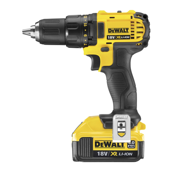 DeWalt DCD735 Bedienungsanleitung