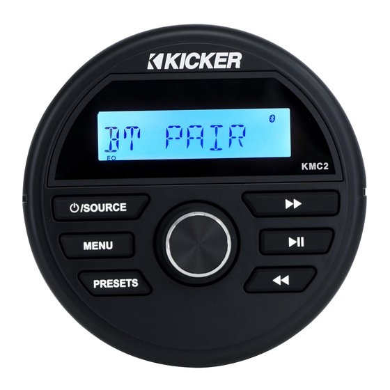 Kicker KMC2 Benutzerhandbuch