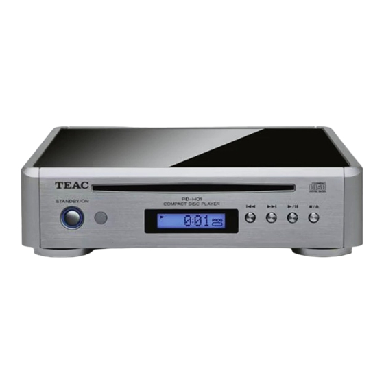 Teac PD-H01 Bedienungsanleitung