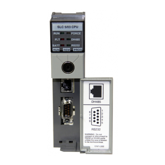 Allen-Bradley SLC 5/03 Installationsanleitung
