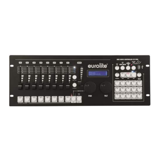 EuroLite Move Control 512 PRO Bedienungsanleitung