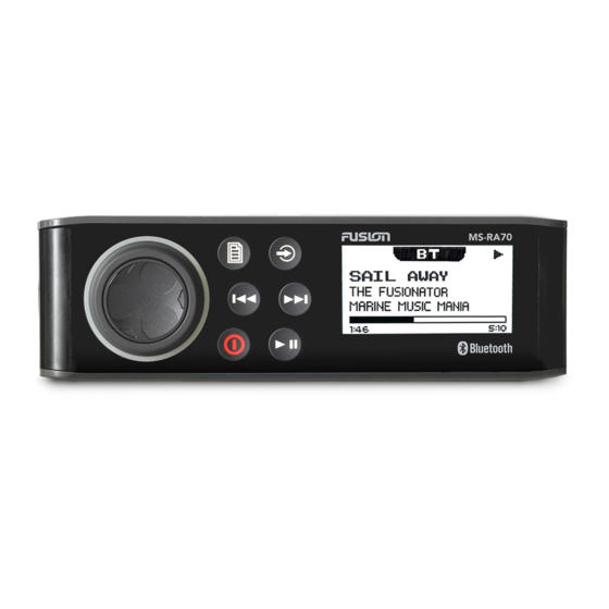 Fusion ms-ra70n Benutzerhandbuch
