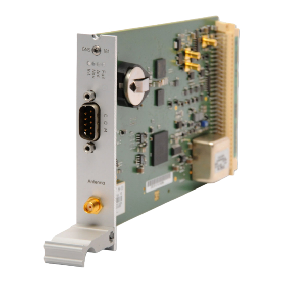 Meinberg IMS-GNS181 Handbuch