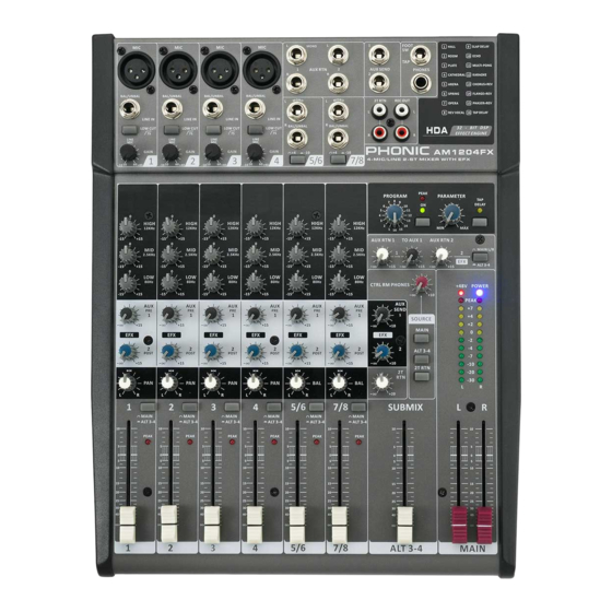 Phonic AM1204 Handbuch