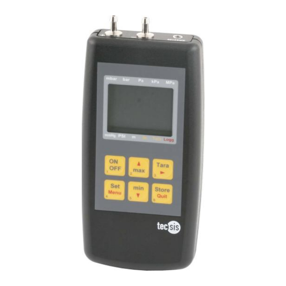 Tecsis P3922 Betriebsanleitung