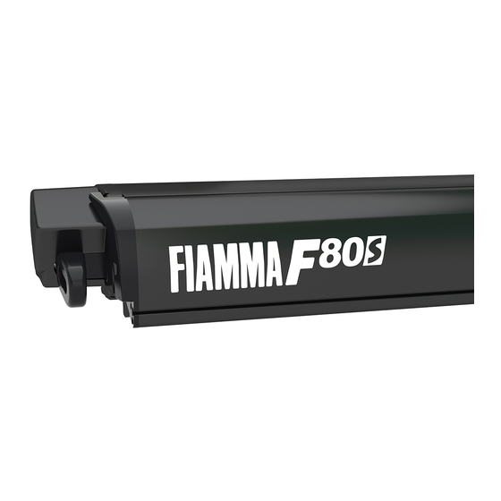 Fiamma F80s Montage- Und Gebrauchsanleitung