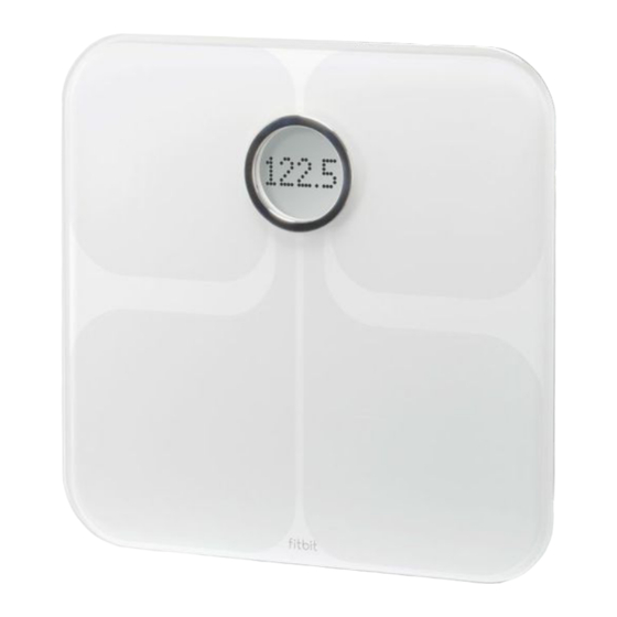 Fitbit aria Bedienungsanleitung