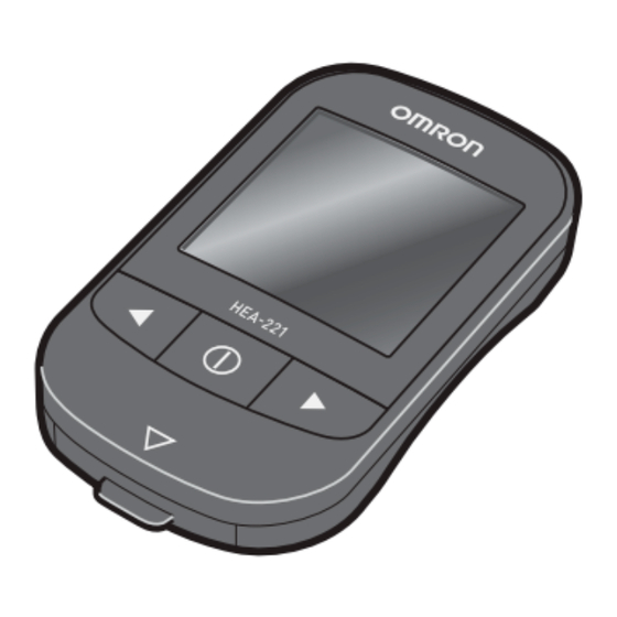 Omron HEA-221 Bedienungsanleitung