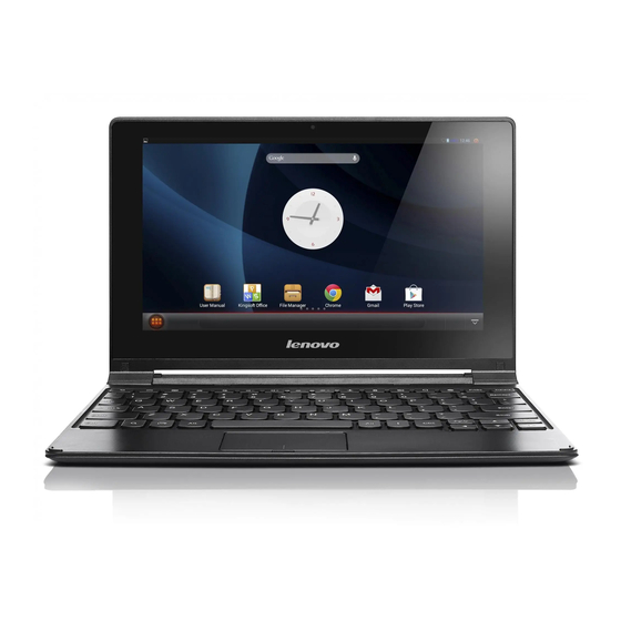 Lenovo IDEAPAD A10 Bedienungsanleitung