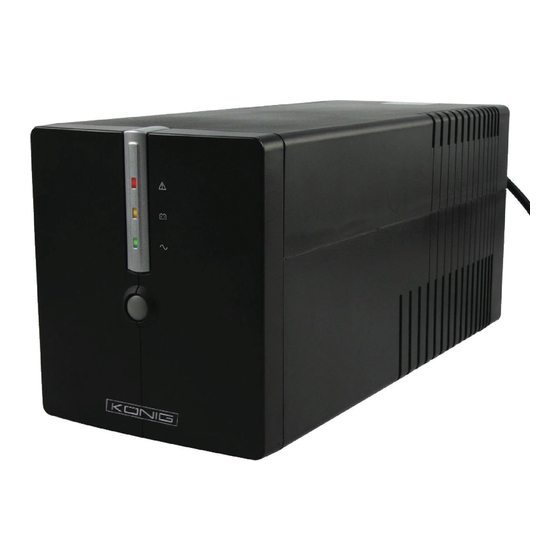 Konig Electronic CMP-UPS650VAL Anleitung