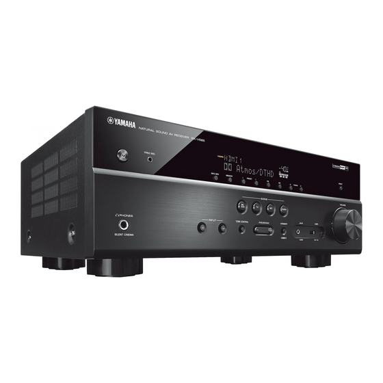 Yamaha MusicCast RX-V585 Schnellstartanleitung