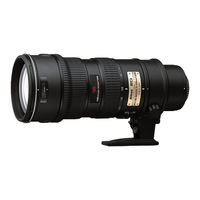 Nikon AF-S VR Zoom-Nikkor ED 70-200 mm f/2.8 G IF Bedienungsanleitung