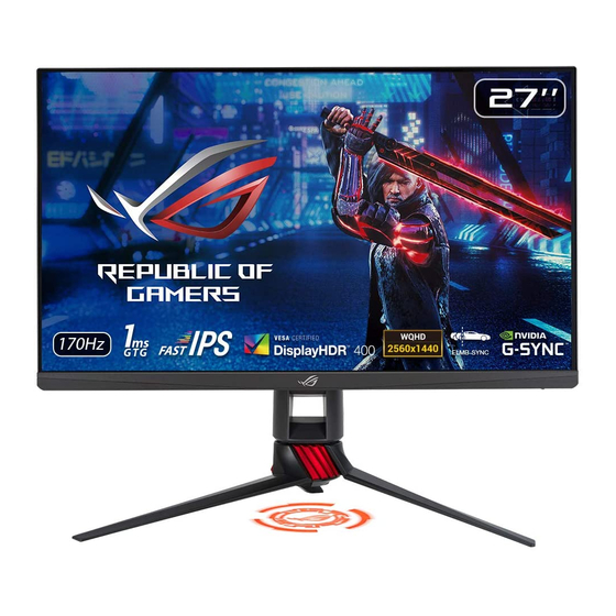 Asus ROG STRIX XG279Q Bedienungsanleitung