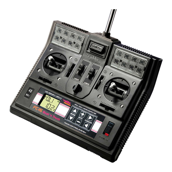 ROBBE-Futaba FC-16 Anleitung
